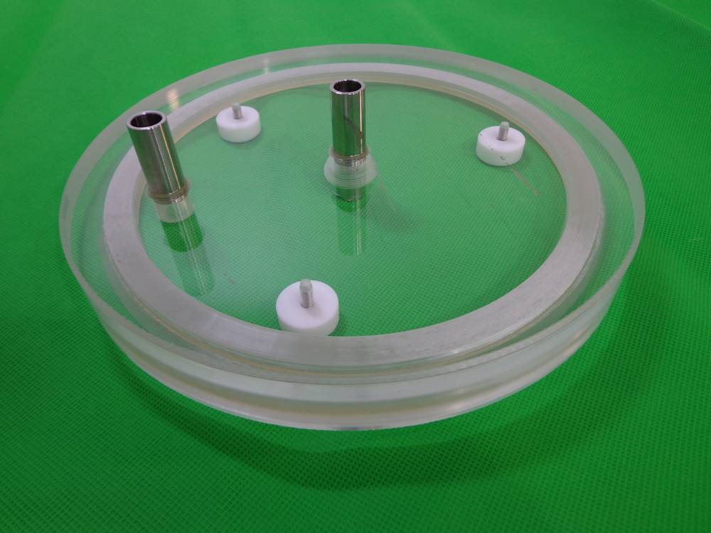 Polycarbonate Vacuum Chamber Lid.